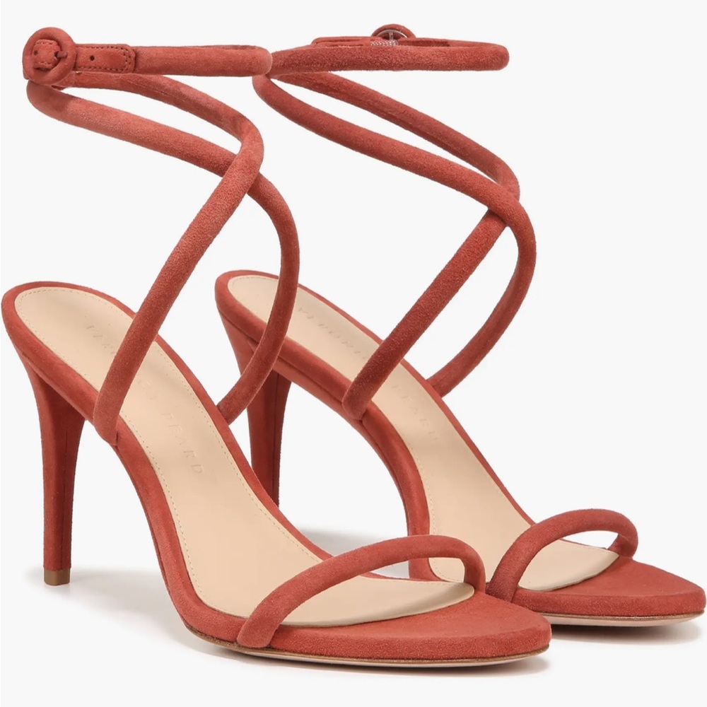Veronica Beard Strappy Heels Coral Size 6